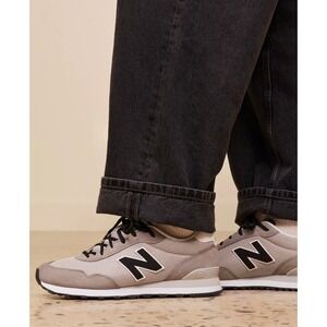New Balance 515 ML515AGG Gray Black Retro Running Sneakers Men's 10.5